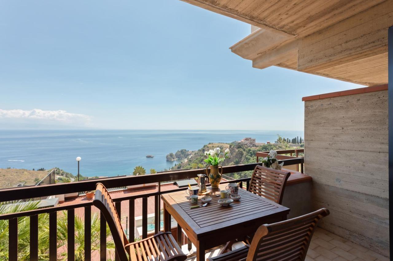 Taormina Panoramic Seaview Apartment Exteriör bild