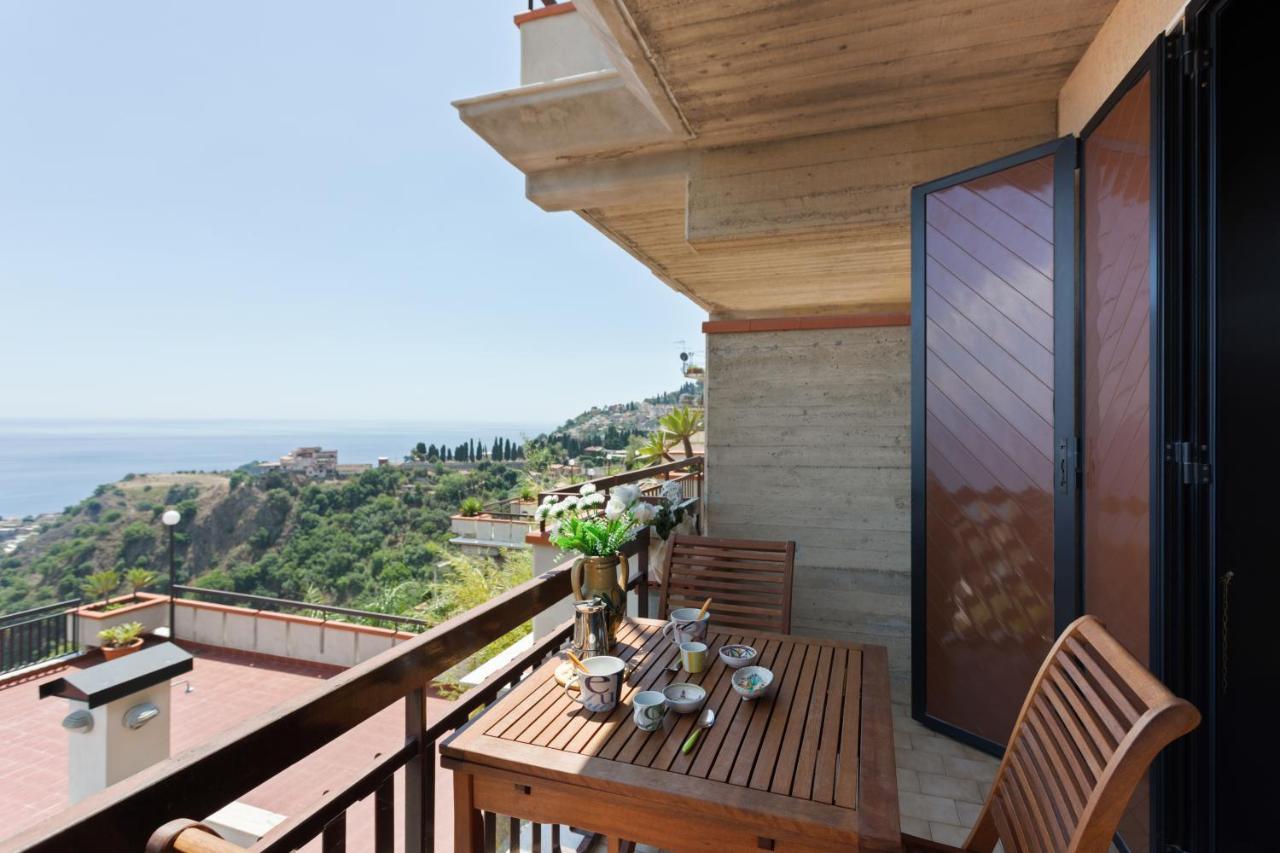 Taormina Panoramic Seaview Apartment Exteriör bild
